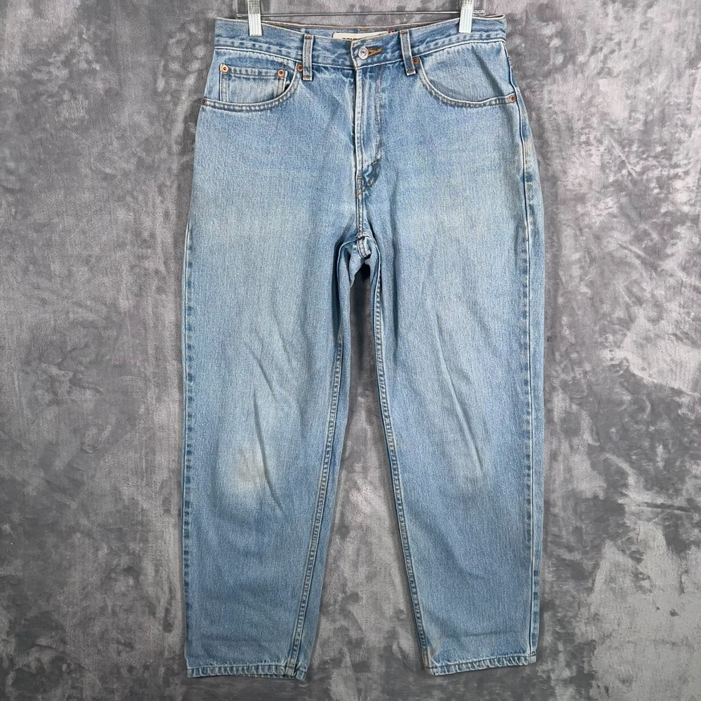 Vintage Levis 560 Jeans Mens 31x30 Light Blue Y2K Baggy Loose Faded Relaxed VTG
